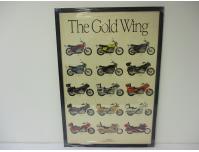 Image of Poster - Gold Wings, Framed